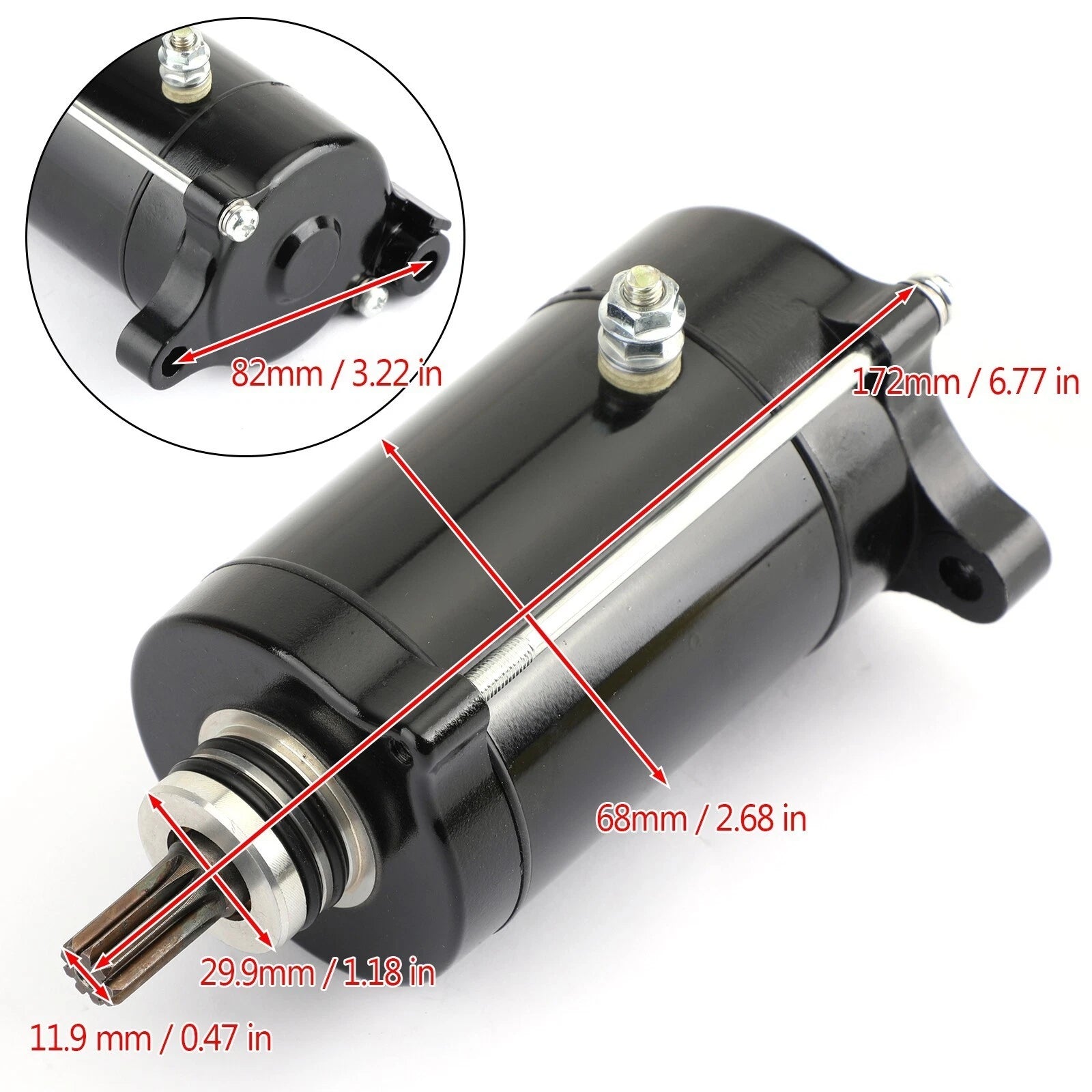 Starter Motor for Yamaha Wave Blaster GP760 XL760 WB760 WVT760 (1994–1999)