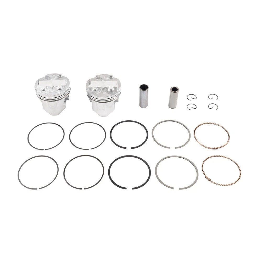 2X 62mm Piston Ring Kit for Kawasaki Ninja 250 (1986–2007) GPX 250R ZZR 250