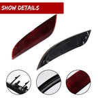 2X Red Reflector Panel for Ford Focus Hatchback (2015–2018)