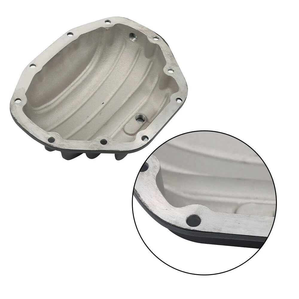 Rear Black Differential Cover with Gasket for Ford SD Dodge GMC