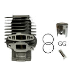 44MM Aluminum Alloy Cylinder for 041AV Chainsaw (with Valve & Rubber Rings)