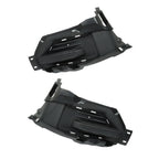 2X Black Fog Light Cover Trims for Ford Explorer (2020–2022)