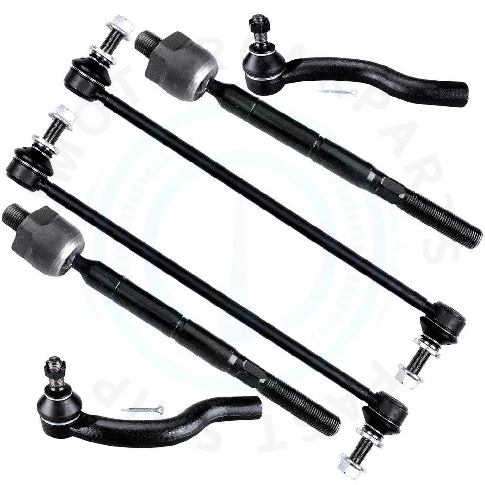 Set of 6 Tie Rod Ends and Sway Bar Links for Toyota RAV4 (2006–2015)