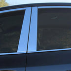Luxury Stainless Steel Pillar Post Trim 4pc for 2012–2017 Toyota Prius V