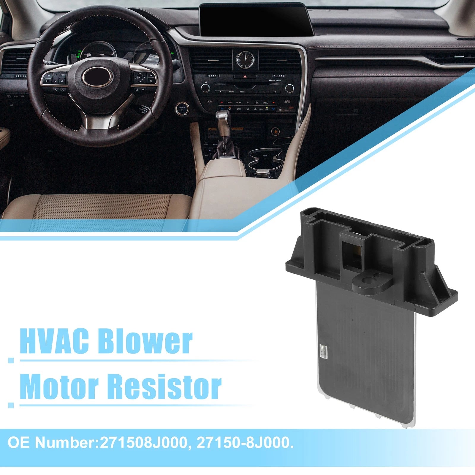 HVAC Blower Motor Resistor for Nissan Altima 2.5L 3.5L (2002–2007)