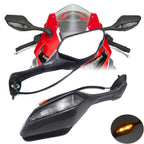 Gulf-Shape LED Turn Signal Rearview Mirror for Honda CBR1000RR (2017–2022)