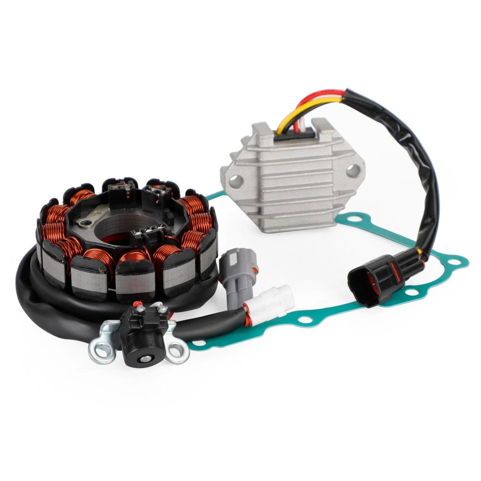 Magneto Stator + Voltage Rectifier + Gasket for Yamaha YFZ450 (2004–2008)