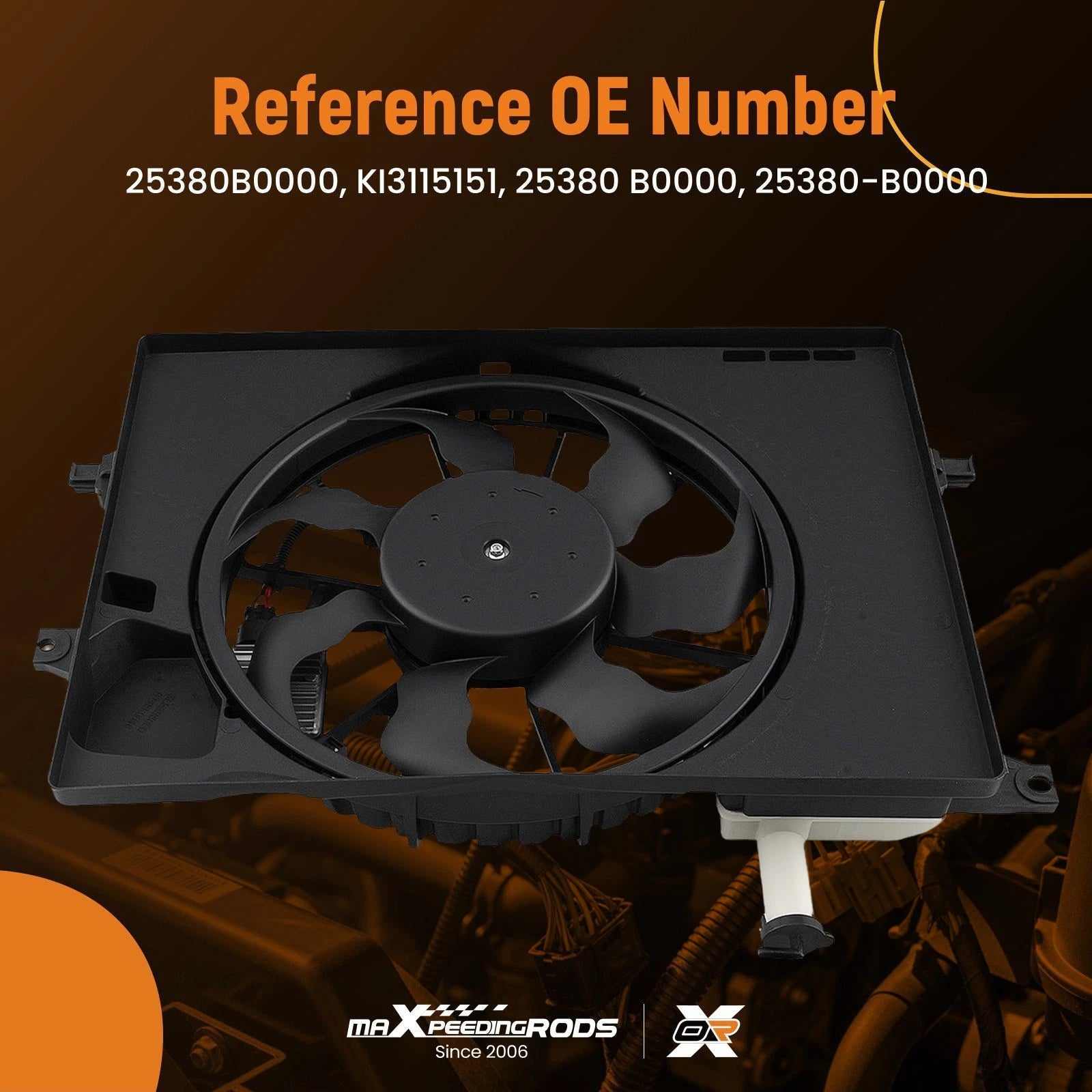 Electric Radiator Cooling Fan for Kia Forte (2017–2018)