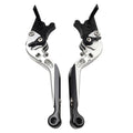 Extendable Brake Clutch Levers for Suzuki GSXR600 GSXR750 GSXR1000 (2011–2021) Silver
