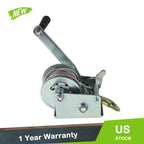 800lbs Crank Winch for Boat Trailer with 13FT Wire Rope (Universal)