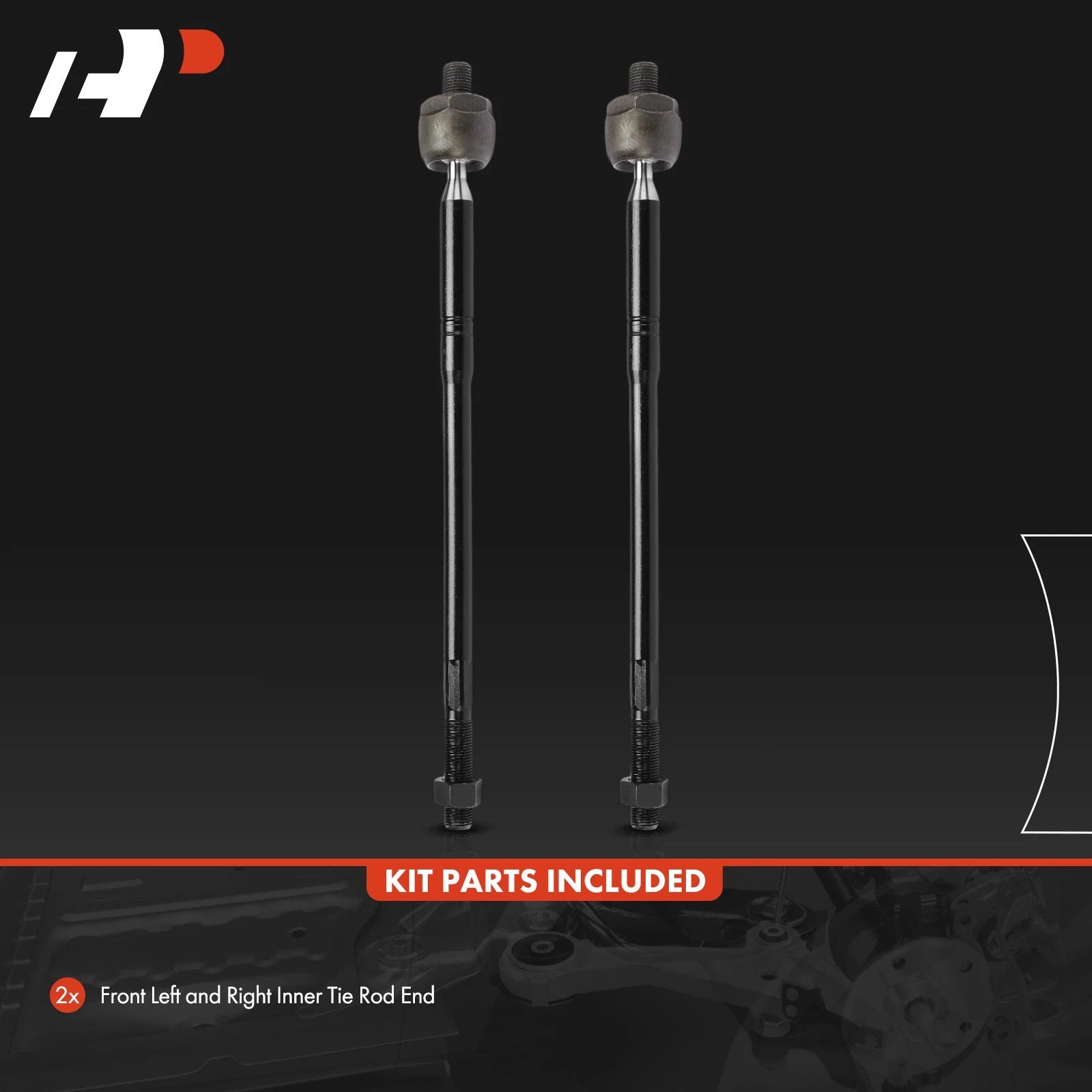 2X Tie Rod End Front Inner for Ford Transit-150 Transit-350 (2015-2021)