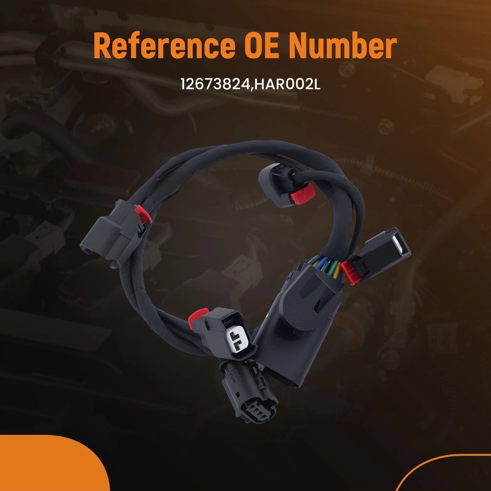 Left Fuel Injector Rail Harness for GMC Sierra 1500 (2014–2016) HAR002L