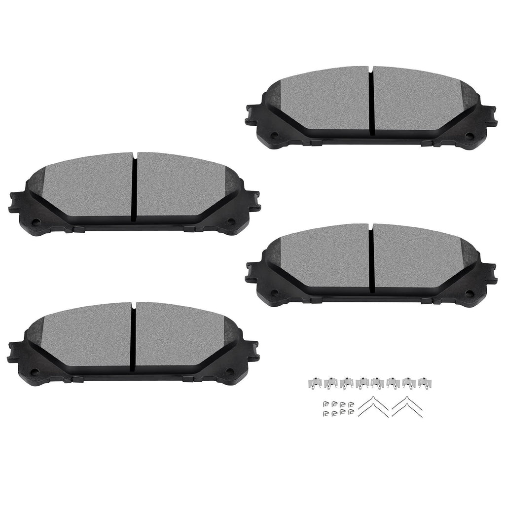 Set of 4 Drilled Rotors & Ceramic Brake Pads for Lexus RX350 RX450h (2010–2015)
