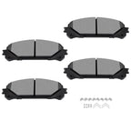 Set of 4 Drilled Rotors & Ceramic Brake Pads for Lexus RX350 RX450h (2010–2015)