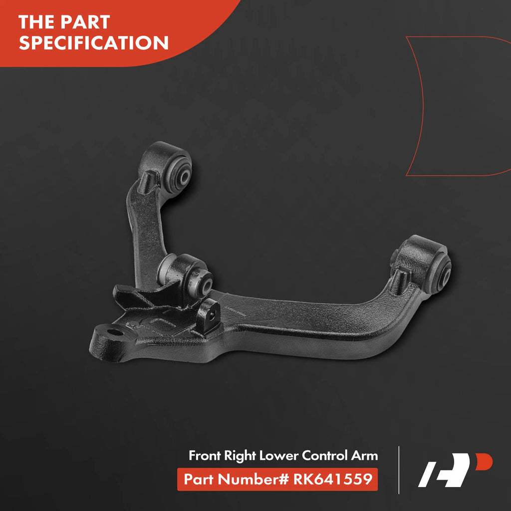 Front Right Lower Control Arm with Bushing for Jeep Liberty (2002-2007)