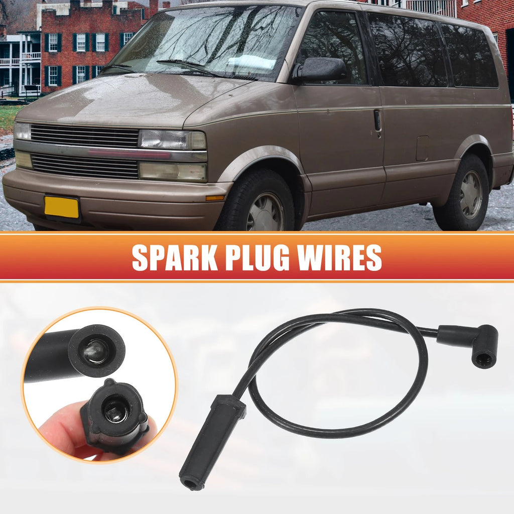 7 Pcs Spark Plug Wire Ignition Coil Cable No.12074078 for Chevrolet Astro (1985–1995)