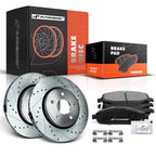 Front Drilled Brake Rotors & Pads for Jeep Grand Cherokee (2005–2010)