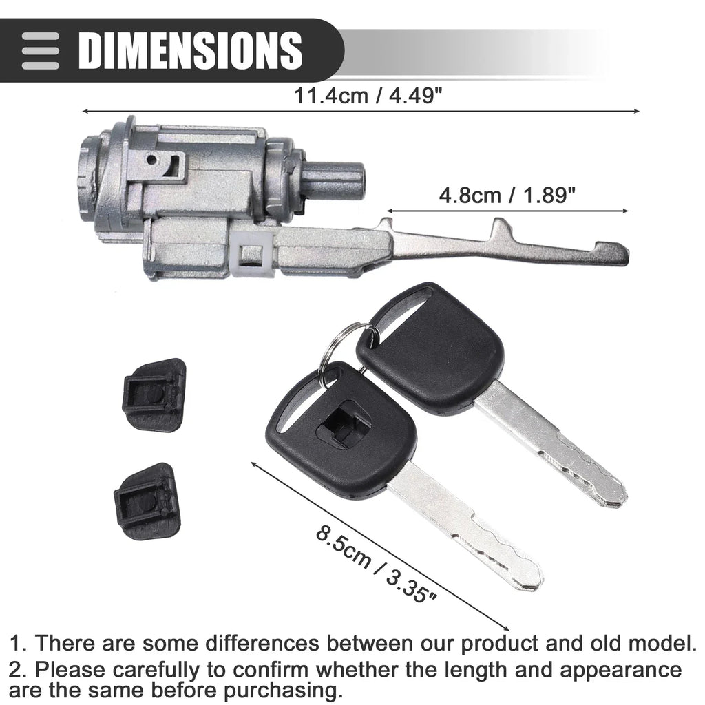 Ignition Switch Lock Cylinder for Honda Accord (2003-2012) - 1 Set