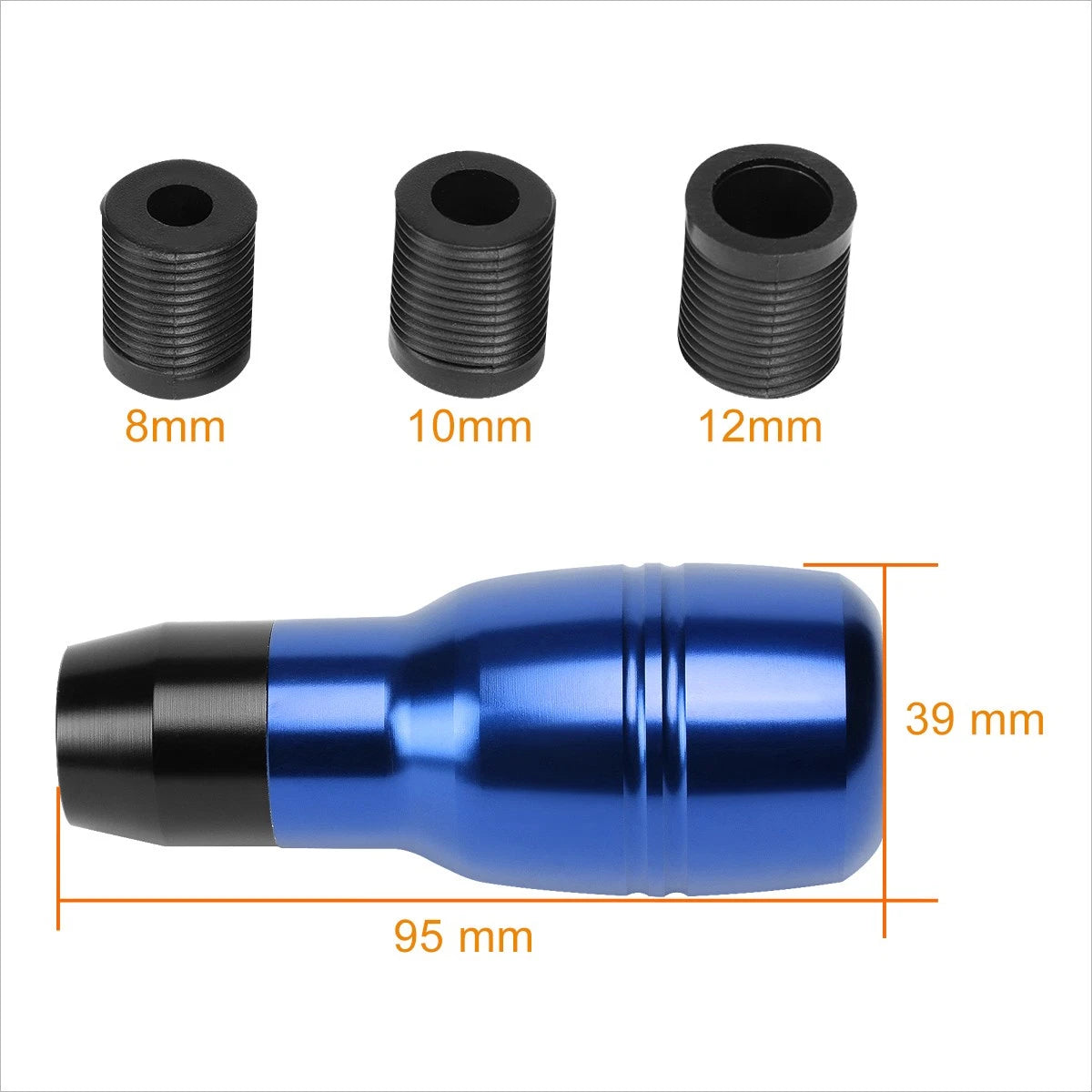 J2 Barrel Type Aluminum 6-Speed Manual Shift Knob for