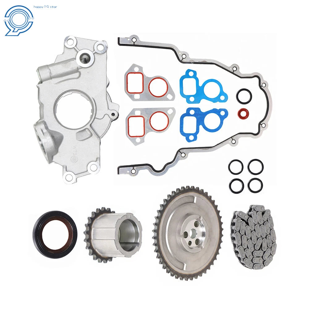 Oil Pump Timing Chain Gasket Kit for Chevrolet GM 4.8L 5.3L 6.0L (2000–2013)