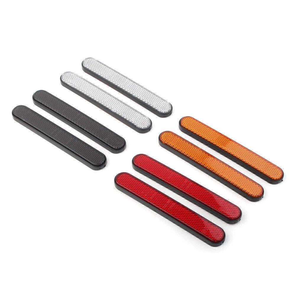 Set of 4 Rear Mudguard Fender Reflectors for Harley Sportster 883 1200 (2004–2023)