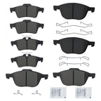 8pcs Ceramic Brake Pads Set for Mazda 5 (2006–2010, 2012–2015) D1044