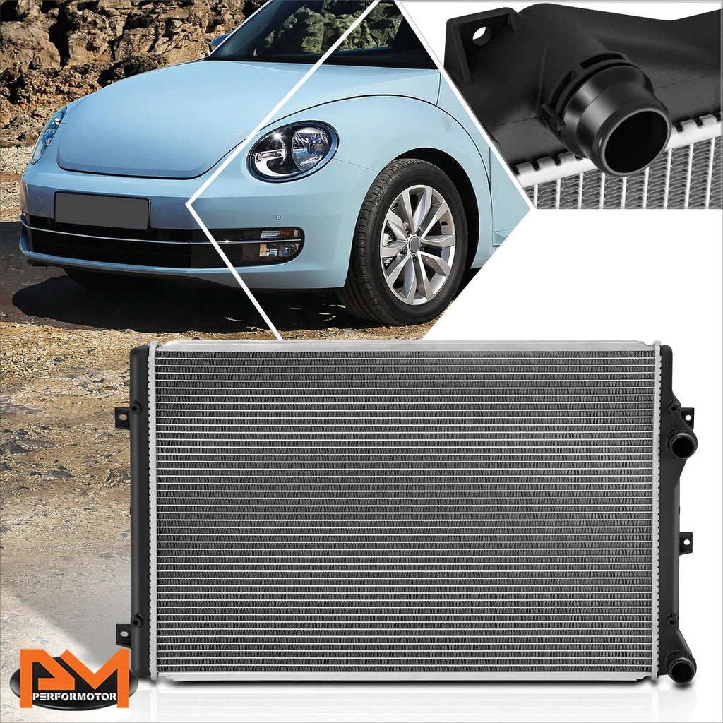 Aluminum Core Cooling Radiator for VW Beetle CC Eos GTI 2011–2017