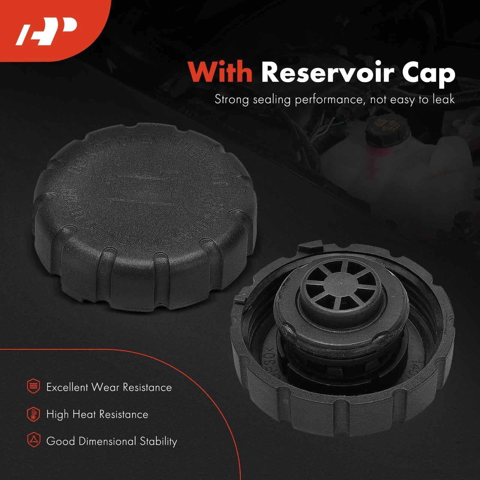 Coolant Expansion Tank with Cap for Benz CL55 AMG (2000-2006)