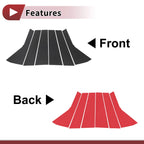 Door Pillar Window Trim for Ford Bronco Sport (2021–2023) Carbon Fiber Black