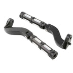 Black Rear Passenger Footpeg Pedal for Harley Touring Electra Glide (1993–2024)