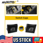2X Driver Window Switch Button Cover for Mercedes Benz ML GL R Class (2006–2012)