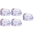 Stove Knob Covers for (Tool-free Installation, Black Finish)