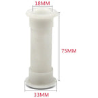 2 x Boat Plastic Drain Tube Drain Thru-hull for MotorwellBaitwell