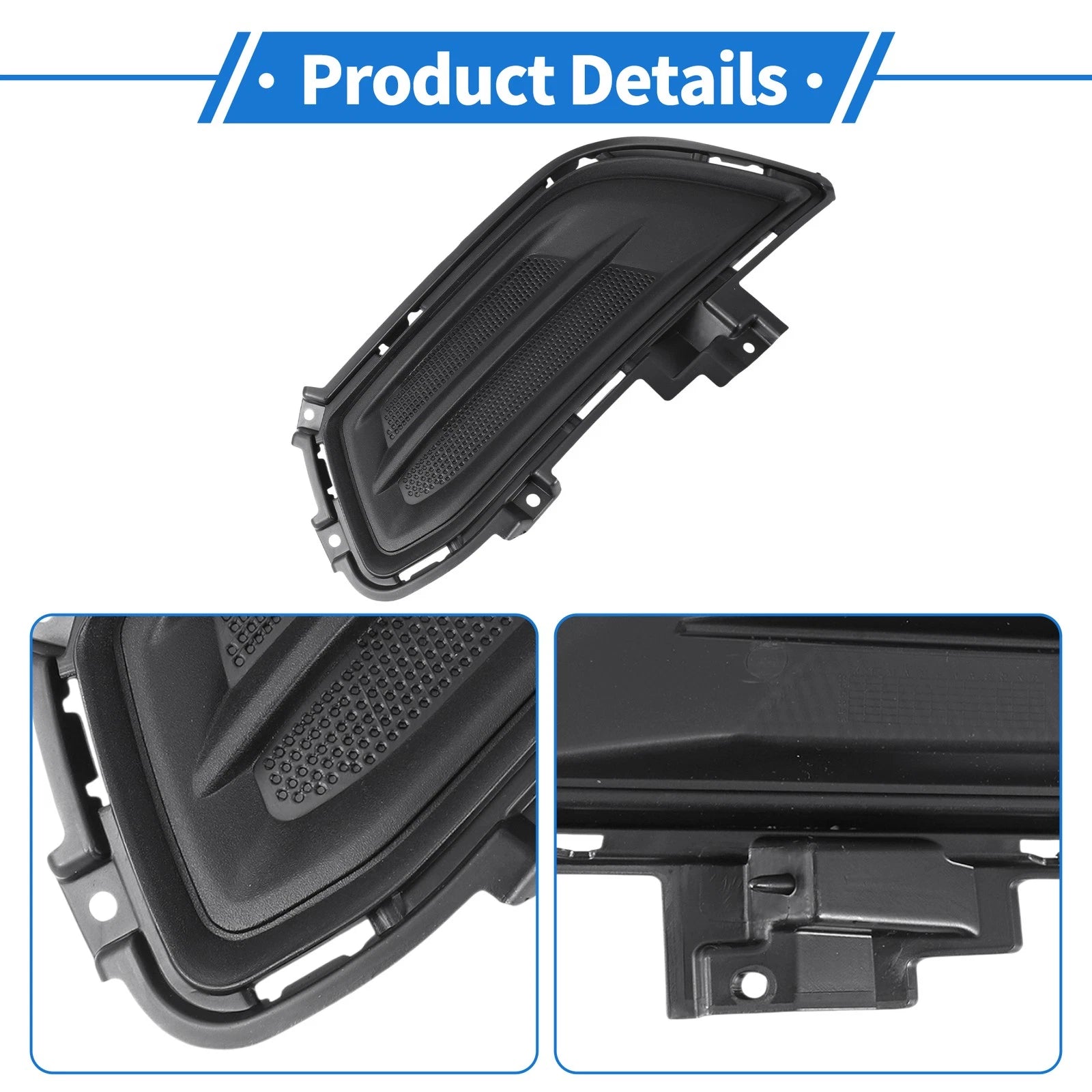 1 Pc Fog Light Grill for Ford Fusion (2013–2016) No.DS7Z17B814AB ABS