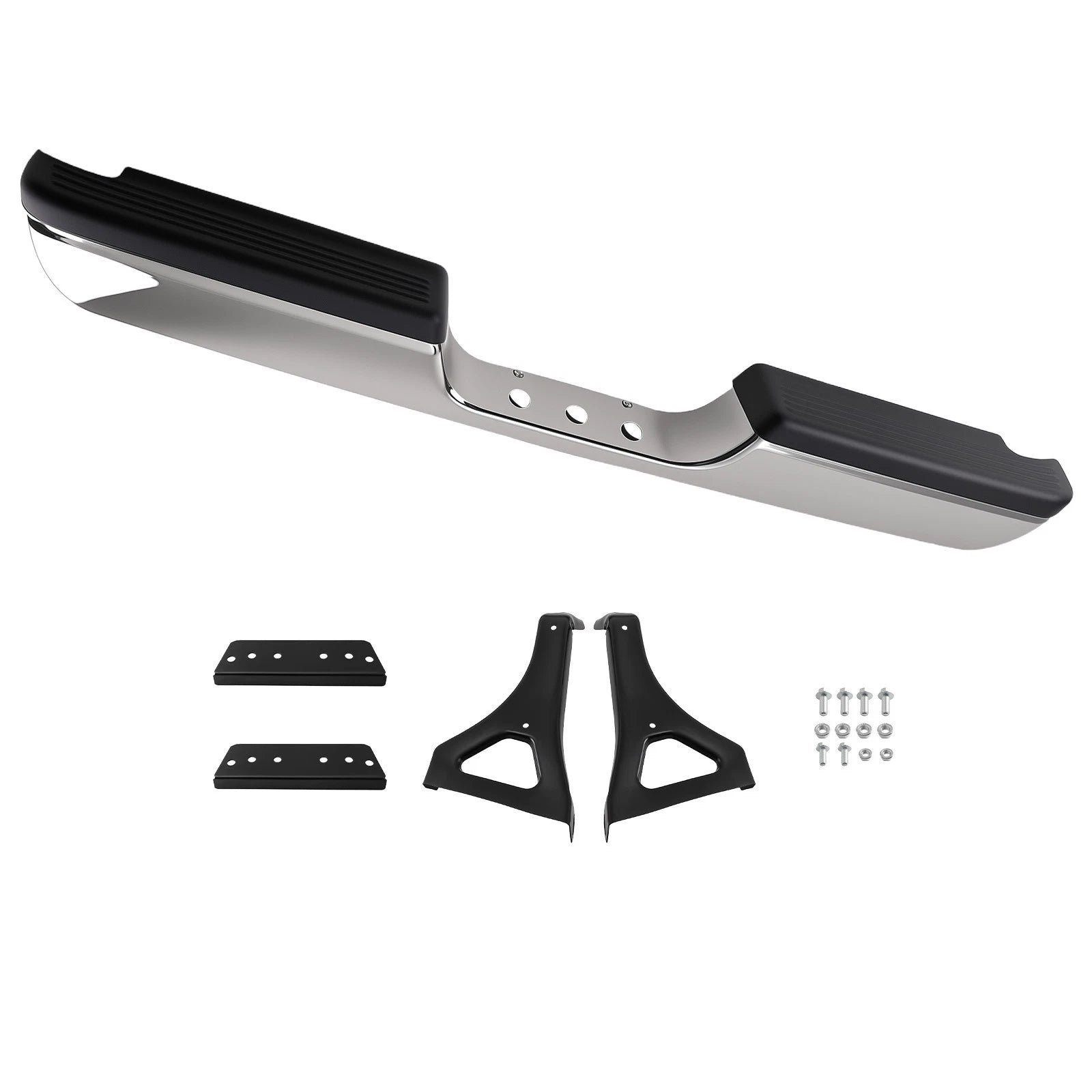 Rear Bumper for Dodge Ram 1500/2500/3500 (1994–2002) CH1102328 Chrome Bolt-On