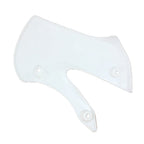 White Plastic Front Right Tank Side Guard Fender for KLX110 (2002-2023)