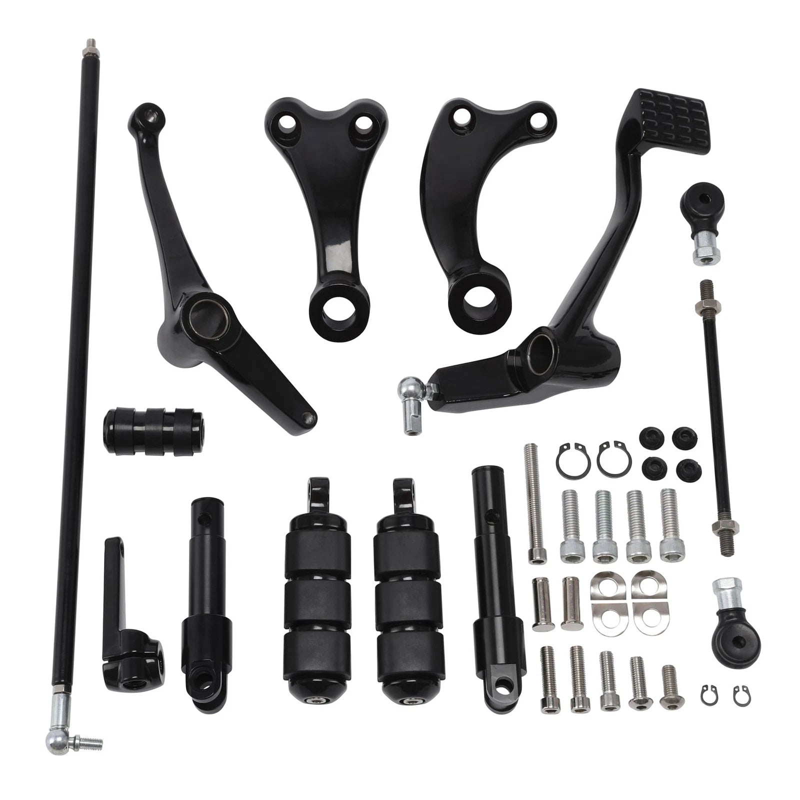 Forward Control Peg Levers Linkages for Harley Sportster XL 883 1200 (2004–2013)