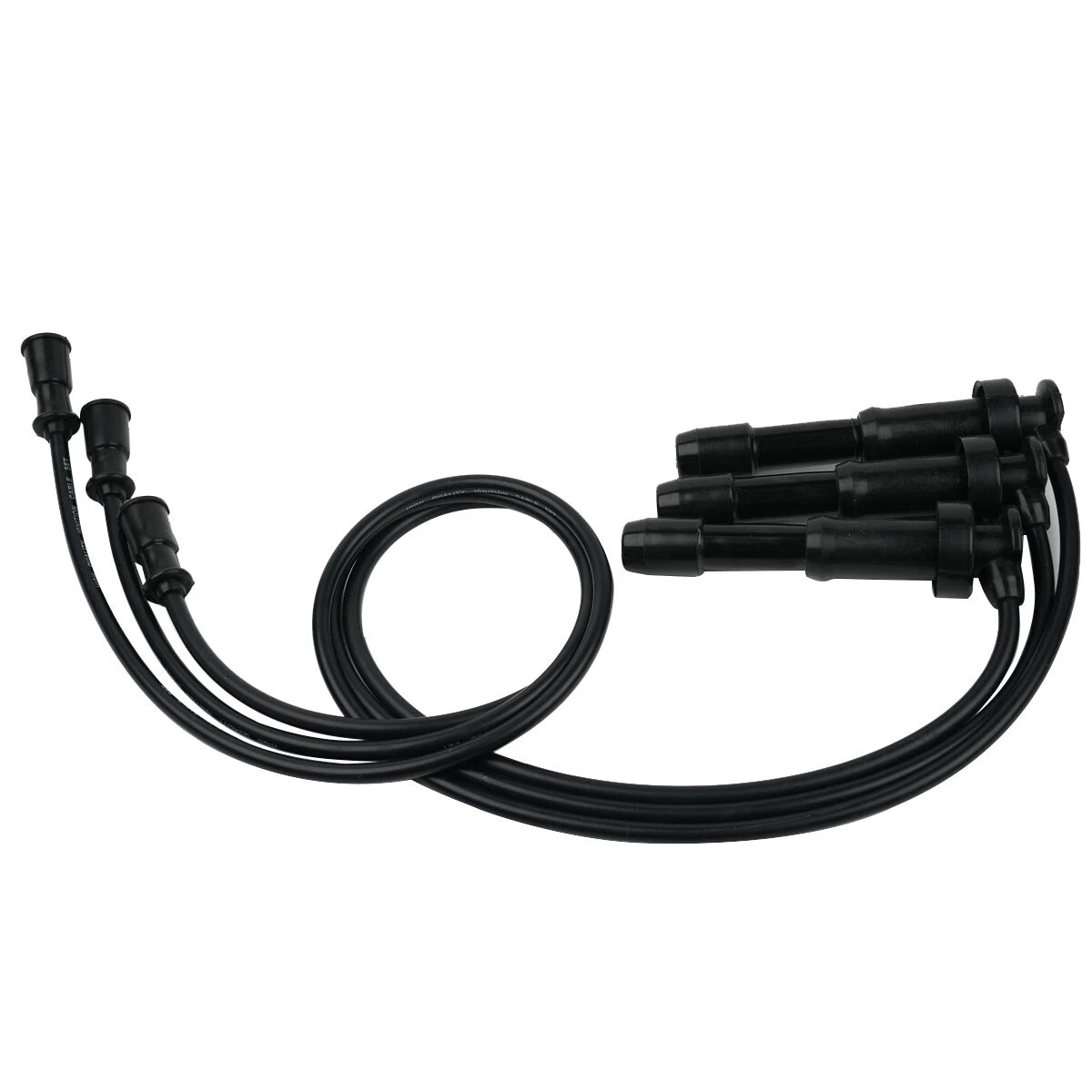 Set of 6 Spark Plugs + 3 Wires for Kia Sedona (2002–2005), XG300, XG350
