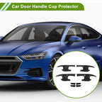 Car Door Handle Cup Protector for Toyota Camry (Carbon Fiber, Black)