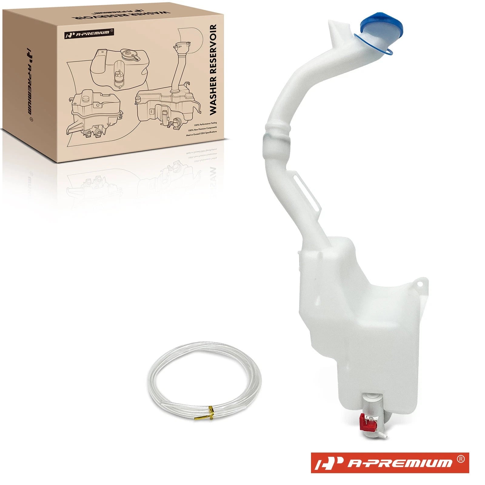 Washer Reservoir Tank with Pump & Cap for Honda Civic (2006–2011)