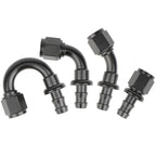 Push-on Lock Hose End Barb Fitting for AN6/8/10 Rubber Oil Fuel Line