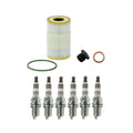 Wix Engine Oil Filter & NGK 6 Iridium IX Spark Plugs for Audi A6 A7 (2012–2018)