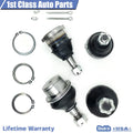 Set of 4 Front Suspension Ball Joints for Chevy GMC Silverado Sierra 1500 Yukon (1999–2008)