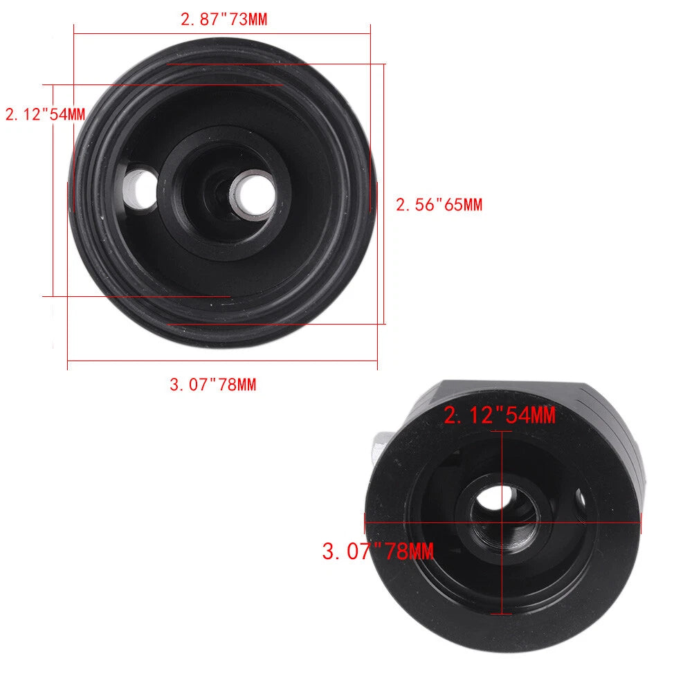 10-AN10 Cooler Sandwich Plate Adapter Oil Filter Relocation Kit Universal