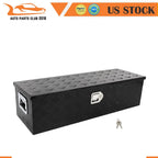 39" Black Aluminum Tool Box for Pickup Truck (Fits Most Models)