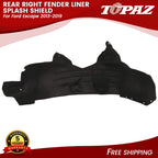 Rear Right Fender Liner Splash Shield for Ford Escape (2013–2019)