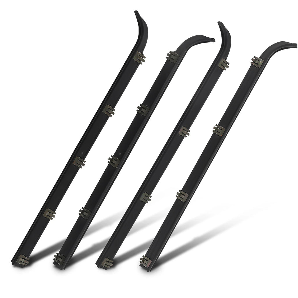 Set of 2 Door Window Seal Belt Weather Strips for Ford F150/F350/Bronco (1987–1997) E7TZ1521453A