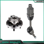 1Pcs Front CV Axle Shaft + Wheel Hub Bearing for Dodge Ram 1500 (2006–2008)