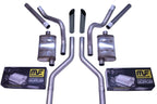 2.5" Dual Exhaust Kit for Suburban Yukon (1969–1972) Magnaflow Black Tips