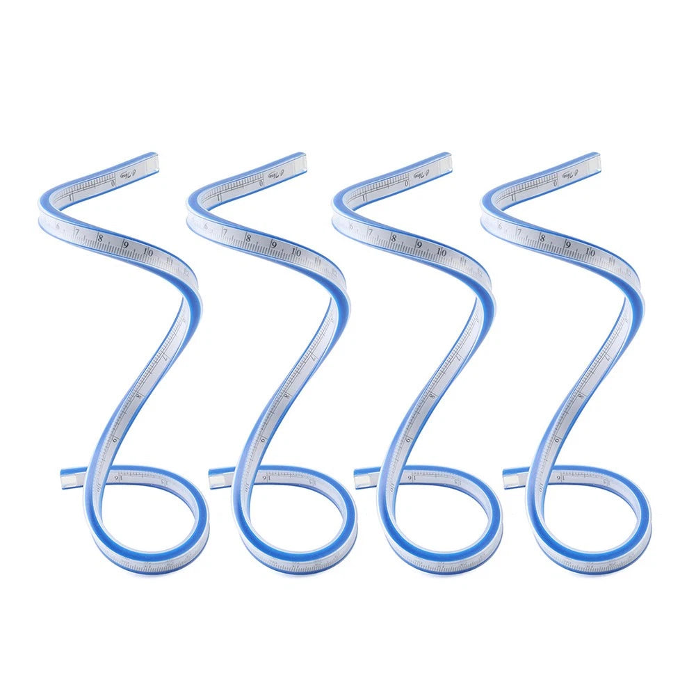 Flexible Curve Ruler for Drawing and Measuring (30/40/50/60cm)